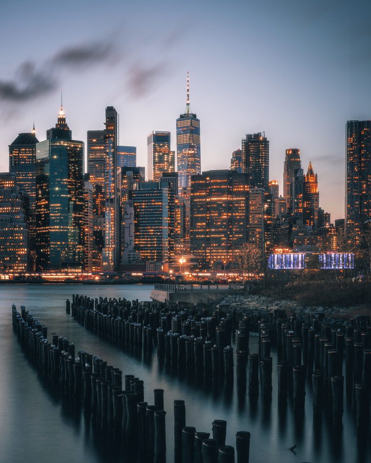 Lower Manhattan skyline